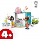 LEGO 41723 Friends Negozio di Ciambelle, Giochi per Bambine e Bambini dai 4 Anni in su con Mini Bamboline Liann e Leo e Scooter, Personaggi Serie 2023